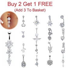 Belly bars navel for sale  CHESTERFIELD