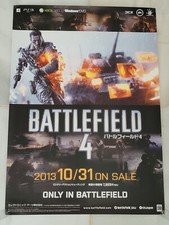 Pôster promocional japonês B2 Battlefield 4 PS3 Xbox 360 loja oficial comprar usado  Enviando para Brazil