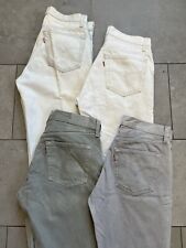 Vintage Anos 90 501 Levis Pacote Revendedor Atacado Lote De 4 Jeans Fabricados Nos EUA 32x34 comprar usado  Enviando para Brazil