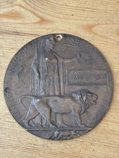 Ww1 memorial plaque for sale  CHORLEY