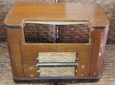 Orig 1941 PHILCO Modelo 41-240T ARMÁRIO DE MADEIRA wOrig PANO DE GRELHA E ANTENA INTERNA comprar usado  Enviando para Brazil