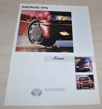 1996 Daewoo Espero Nexia Model Range Brochure Prospekt FR comprar usado  Enviando para Brazil