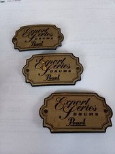 Emblemas de bateria Pearl Export Series -3 peças - com parafusos e ilhós de borracha comprar usado  Enviando para Brazil