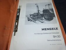 Mengele gebrauchsanweisung fel gebraucht kaufen  Künzing