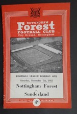 Nottingham forest sunderland for sale  WOLVERHAMPTON