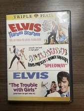 Elvis Tripe Feature DVD Harum Scarum + Speedway + The Trouble With Girls comprar usado Elvis Tripe Feature DVD Harum Scarum + Speedway + The Trouble With Girls comprar usado  Enviando para Brazil
