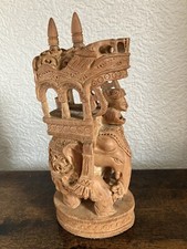 Indian wooden carved for sale  HOLMFIRTH