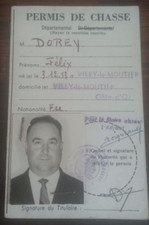 Old hunting license d'occasion  Expédié en Belgium