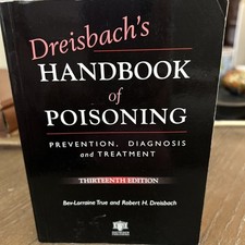 Dreisbach handbook poisoning for sale  Nashville