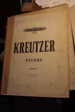Kreutzer. etudes d'occasion  Vailly-sur-Sauldre