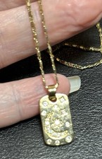 Vtg rhinestone crescent for sale  Anderson