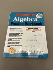 No Nonsense Algebra Workbook Practice Skillbook Mastering Essential Math Skills  comprar usado  Enviando para Brazil