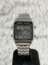 Vintage SEIKO RUNNING MAN D138-5030 Relógio Digital Masculino, Totalmente Funcionando FEDEX comprar usado  Enviando para Brazil