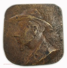 Médaille plaque uniface d'occasion  Expédié en Belgium