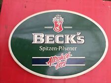 Altes blechschild becks gebraucht kaufen  Wesel