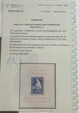Frankreich - 1941 - LVF Block 1 Eisbär - geprüft Foto Attest - Postfrisch comprar usado  Enviando para Brazil