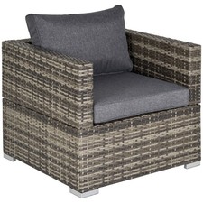 Outsunny single wicker for sale  GREENFORD