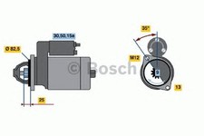 Bosch reman starter for sale  SHEFFIELD