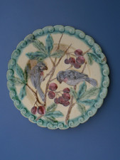 Assiettes barbotine oiseaux d'occasion Assiettes barbotine oiseaux d'occasion  Castelsarrasin