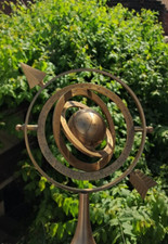 Antique brass armillary d'occasion  Expédié en Belgium