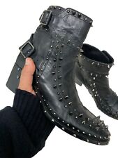 Botas LAURENCE DÉCADA Paris pretas cravadas tamanho 6.5 fabricadas nos EUA na Itália  comprar usado  Enviando para Brazil