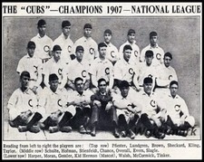 Mlb 1907 chicago for sale  USA