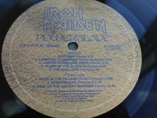 Usado, Iron Maiden POWERSLAVE 1984 UK LP 1st Press TEXTURED SLEEVE PLAYS MINT HEAR comprar usado  Enviando para Brazil