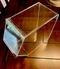 Lixeira de acrílico transparente a granel com tampa articulada 6” X 10” X 10” - varejo de alimentos/doces, usado comprar usado  Enviando para Brazil