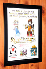 Rune Factory 3 A Fantasy Harvest Moon NDS pequeno pôster promocional/página de anúncio emoldurada comprar usado  Enviando para Brazil
