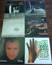 Genesis Lp Lot Rare Phil Collins Brand X Invisible Touch 80's VG+ Prog Jacket comprar usado  Enviando para Brazil