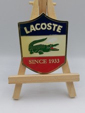 Lacoste écusson métallique d'occasion  Auneau
