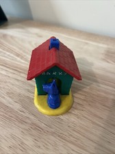 Vintage IDEAL CASA DE CACHORRO "BARKY" COM CACHORRO Funciona! Plástico azul para cachorros comprar usado  Enviando para Brazil