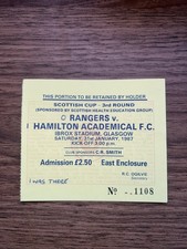 Glasgow rangers hamilton for sale  RENFREW