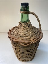 Vtg wicker wrapped for sale  North Lima