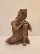 Vintage wooden sleeping for sale  LEIGH