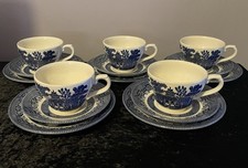 Churchill willow pattern for sale  CHESTERFIELD