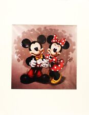 IMPRESSÕES FOSCAS MICKEY & MINNIE MOUSE DA DISNEY PELO ARTISTA DISNEY CLINTON HOBART, usado comprar usado  Enviando para Brazil