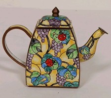 Vintage enameled miniature d'occasion  Expédié en Belgium