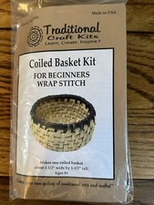 Kit de artesanato tradicional kit cesta enrolada para iniciantes ponto envoltório kit não usado comprar usado  Enviando para Brazil