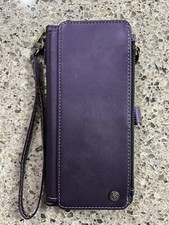 Defencase Moto G Stylus 5G Case 2021, Bloqueio RFID, Porta-Cartão com Zíper - Roxo comprar usado  Enviando para Brazil