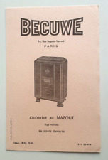 Ancien buvard becuwe d'occasion  Metz-