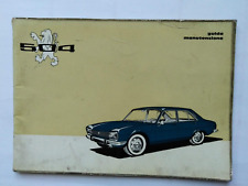 Peugeot 504 libretto usato  Casalmaggiore