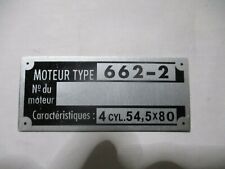 Typenschild renault 4cv gebraucht kaufen  Deutschland