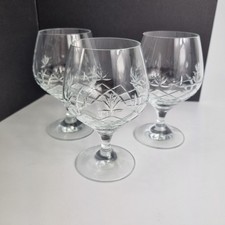 Crystal brandy glasses for sale  LUTON