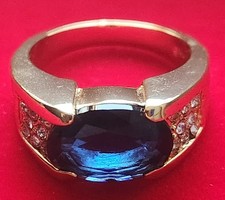 Bague 10k saphir d'occasion  Le Mans