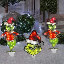Figurine grinch lumineuse d'occasion  France