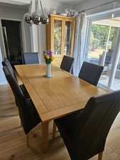 Solid oak extending for sale  WOKING