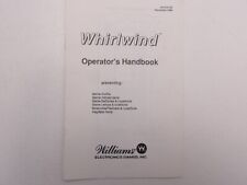 Williams whirlwind operators for sale  Castro Valley