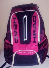 Mochila de tênis HEAD Tour Team bolsa de pickleball badminton rosa raquete marinha, usado comprar usado  Enviando para Brazil
