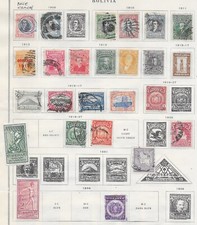 25 selos da Bolívia de álbum antigo de qualidade 1909–1933, usado comprar usado  Enviando para Brazil